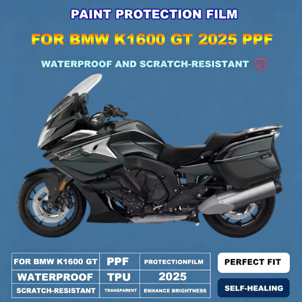 PPF TPU For BMW K1600 GT Paint Protection Film Protect Accessories K1600GT 2025 Fairing Anti-Scratch Transparent
PPF TPU For BMW K1600 GT Paint Protection Film Protect Accessories K1600GT 2025 Fairing Anti-Scratch Transparent