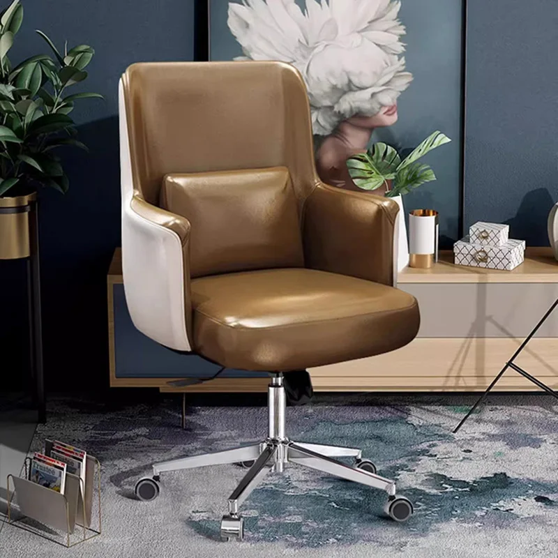 Nordic Designer Office Chair Throne Vanity Salon Modern Office Chair Study Living Room Computer Sillas De Oficina Home Furniture
Nordic Designer Office Chair Throne Vanity Salon Modern Office Chair Study Living Room Computer Sillas De Oficina Home Furniture
