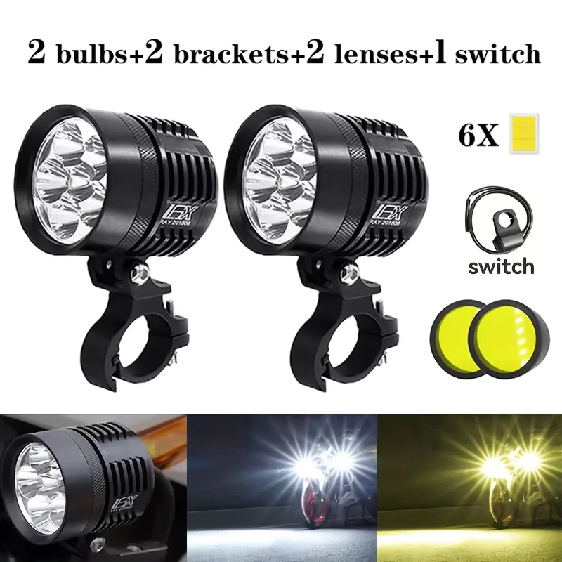 Motocycle Fog Lights 12000LM For BMW Motorcycle LED Auxiliary Fog Light Driving Lamp For BMW R1200GS/ADV K1600 R1200GS R1100GS
Motocycle Fog Lights 12000LM For BMW Motorcycle LED Auxiliary Fog Light Driving Lamp For BMW R1200GS/ADV K1600 R1200GS R1100GS