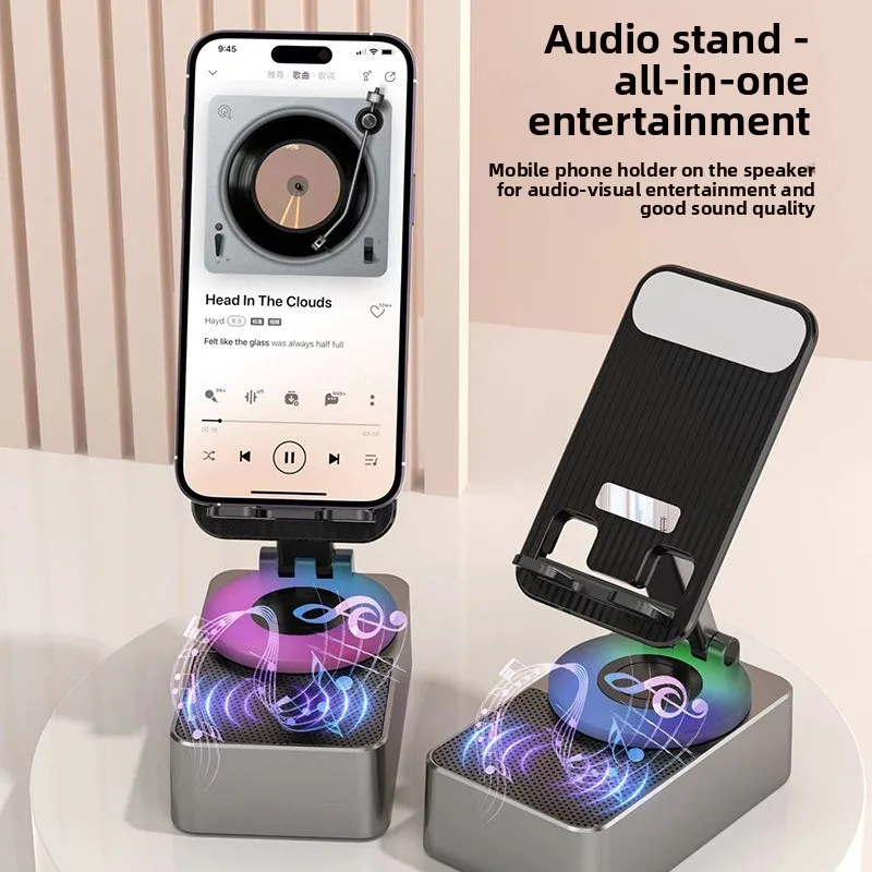 3-in-1 Wireless Bluetooth Speaker Phone Tablet Stand HD Surround Sound 360 Rotating Foldable Desk Holder for Home Travel Music
3-in-1 Wireless Bluetooth Speaker Phone Tablet Stand HD Surround Sound 360 Rotating Foldable Desk Holder for Home Travel Music