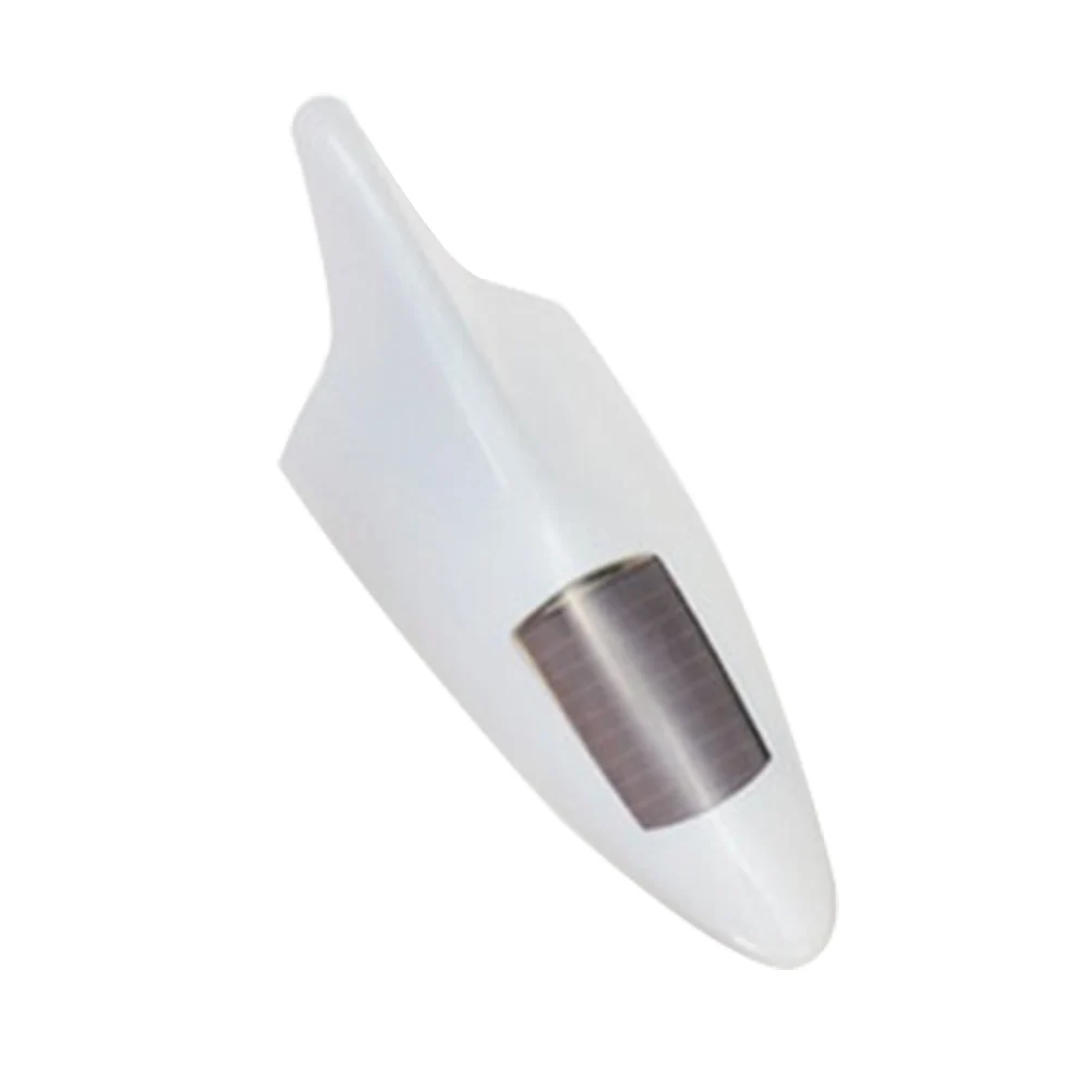 8 LED Anti Rear-end Flashing Lights Shark Fin Antenna White 12V Solar Panel Large Capacity Waterproof Design Signal Lamp
8 LED Anti Rear-end Flashing Lights Shark Fin Antenna White 12V Solar Panel Large Capacity Waterproof Design Signal Lamp