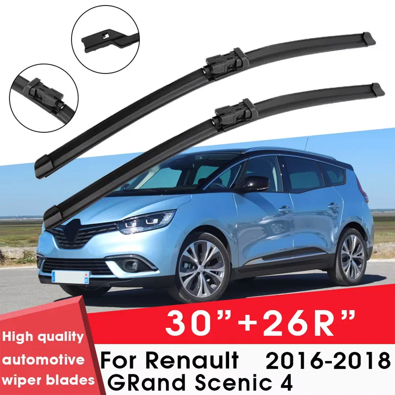 Car Wiper Blade Blades For Renault GRand Scenic 4 2016-2018 30"+26R" Windshield Windscreen Clean Naturl Rubber Cars Wipers
Car Wiper Blade Blades For Renault GRand Scenic 4 2016-2018 30"+26R" Windshield Windscreen Clean Naturl Rubber Cars Wipers