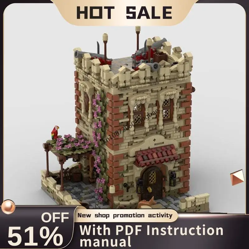 New 2704Pcs Moc European Medieval Street View Sabre Island Model Building Diy Creative Ideas Child Toys Birthday Gifts Blocks
New 2704Pcs Moc European Medieval Street View Sabre Island Model Building Diy Creative Ideas Child Toys Birthday Gifts Blocks