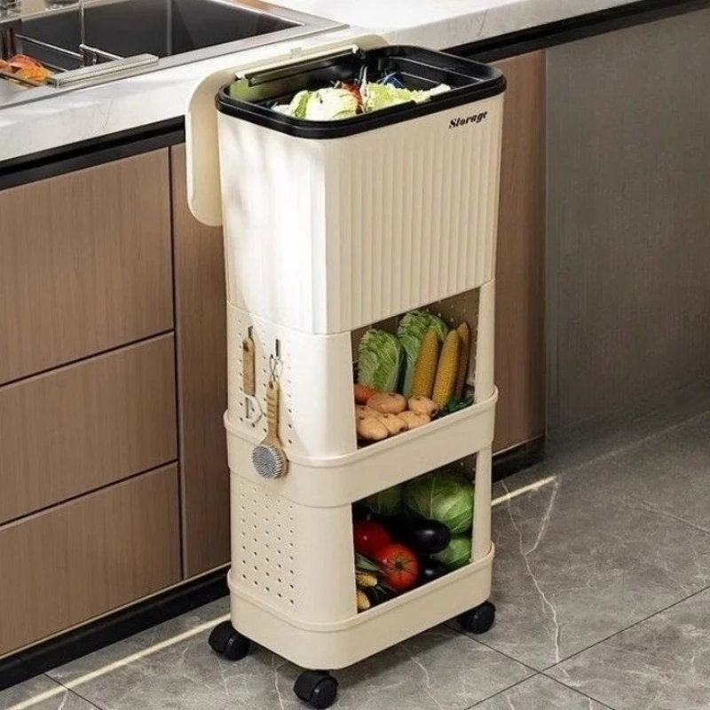 Kitchen Trash Cans Multi Functional Large Capacity Trash Bins Litter Bins Recycling Kitchen Food Waste Disposal with Wheels
Kitchen Trash Cans Multi Functional Large Capacity Trash Bins Litter Bins Recycling Kitchen Food Waste Disposal with Wheels