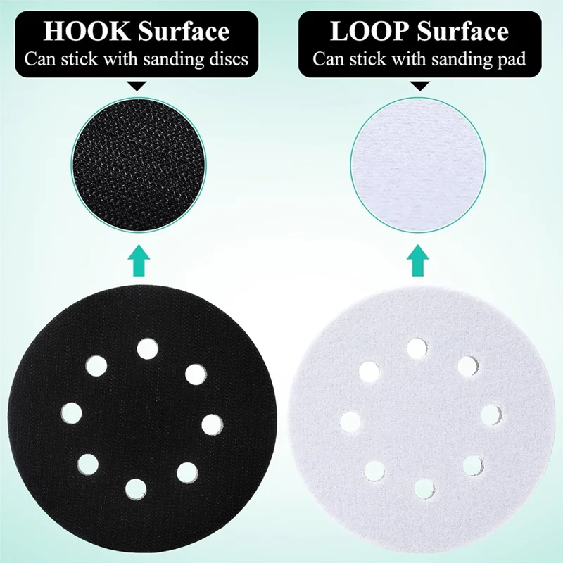 A20F-9 Pcs Foam Sanding Pads 5 Inch 8 Holes Orbital Sander Foam Pad Interface Hook And Loop Soft Medium Hard Sponge Cushion
A20F-9 Pcs Foam Sanding Pads 5 Inch 8 Holes Orbital Sander Foam Pad Interface Hook And Loop Soft Medium Hard Sponge Cushion