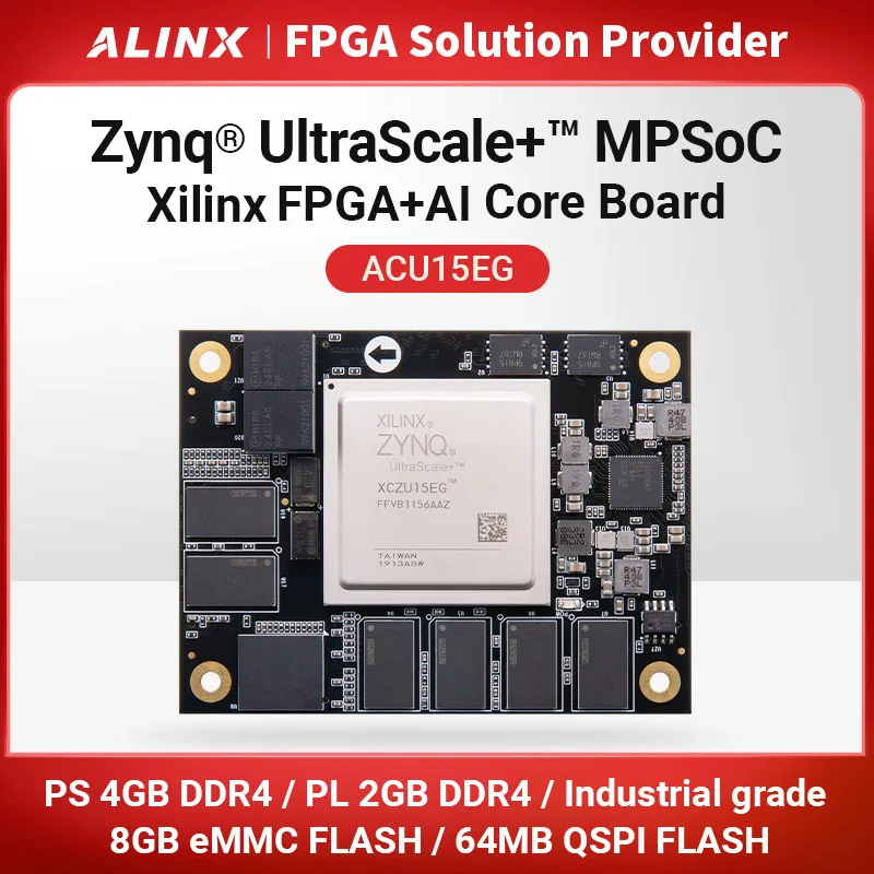 Alinx Xilinx Zynq UltraScale + MPSoC FPGA SOM модули, основная плата ACU15EG XCZU15EG
Alinx Xilinx Zynq UltraScale + MPSoC FPGA SOM модули, основная плата ACU15EG XCZU15EG
