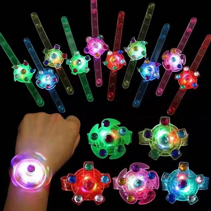 1-5pcs Creative Cartoon LED Light-up Cool Rotating Bracelet Children's Light-up Wristband Manual Gyroscope Bracelet Toys Gift
1-5pcs Creative Cartoon LED Light-up Cool Rotating Bracelet Children's Light-up Wristband Manual Gyroscope Bracelet Toys Gift