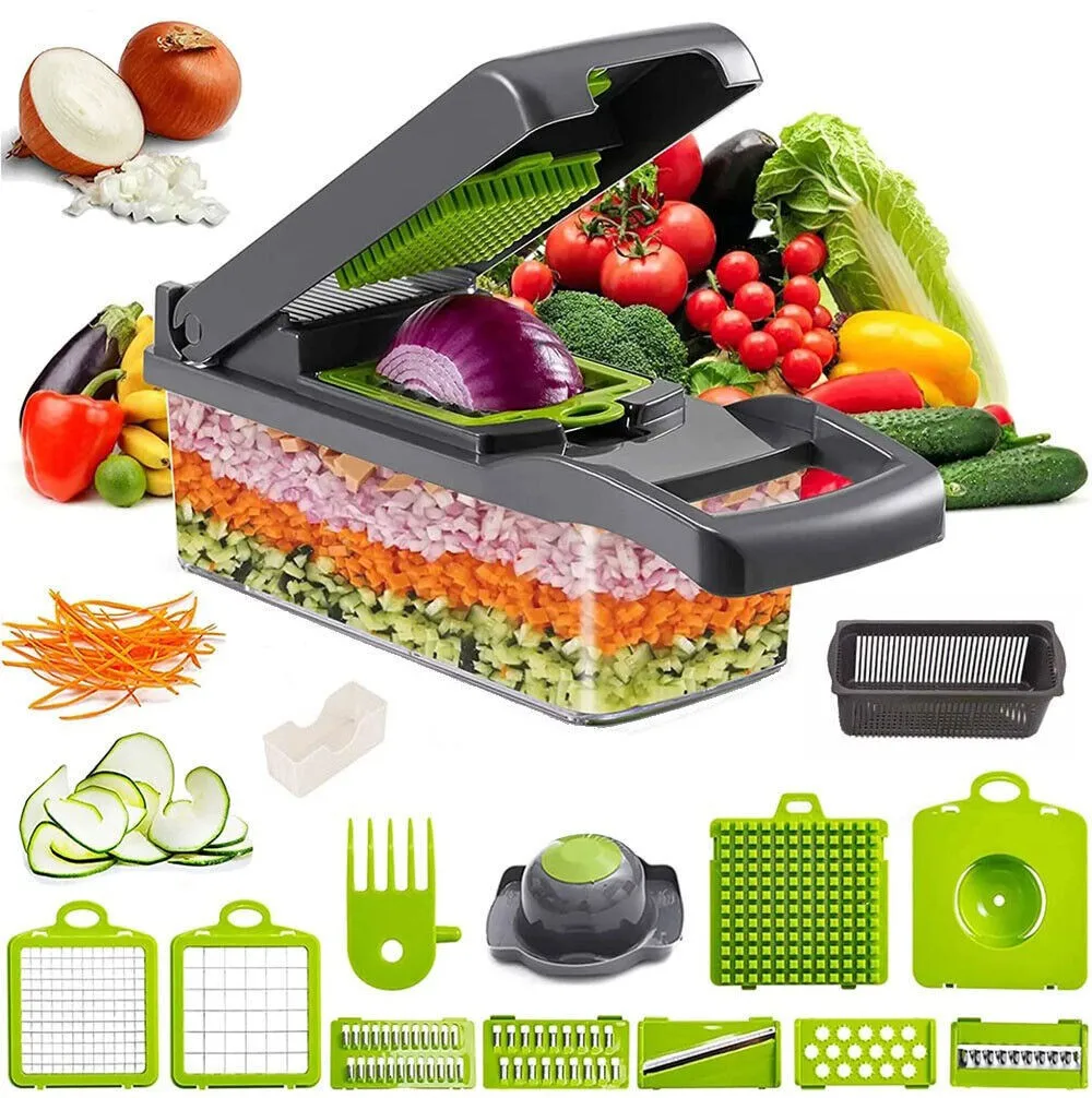 15-In-1 Food Chopper for Daily Cooking, Easy to Dice & Slice Onions and Fruits, Ideal for Home Kitchen
15-In-1 Food Chopper for Daily Cooking, Easy to Dice & Slice Onions and Fruits, Ideal for Home Kitchen