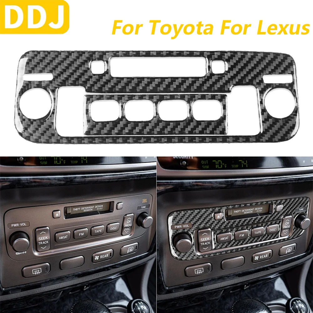 For Lexus LX470 For Toyota Land Cruiser 2003-2007 Carbon Fiber Central Control Radio CD Panel Cover Trim Car Accessories Sticker
For Lexus LX470 For Toyota Land Cruiser 2003-2007 Carbon Fiber Central Control Radio CD Panel Cover Trim Car Accessories Sticker