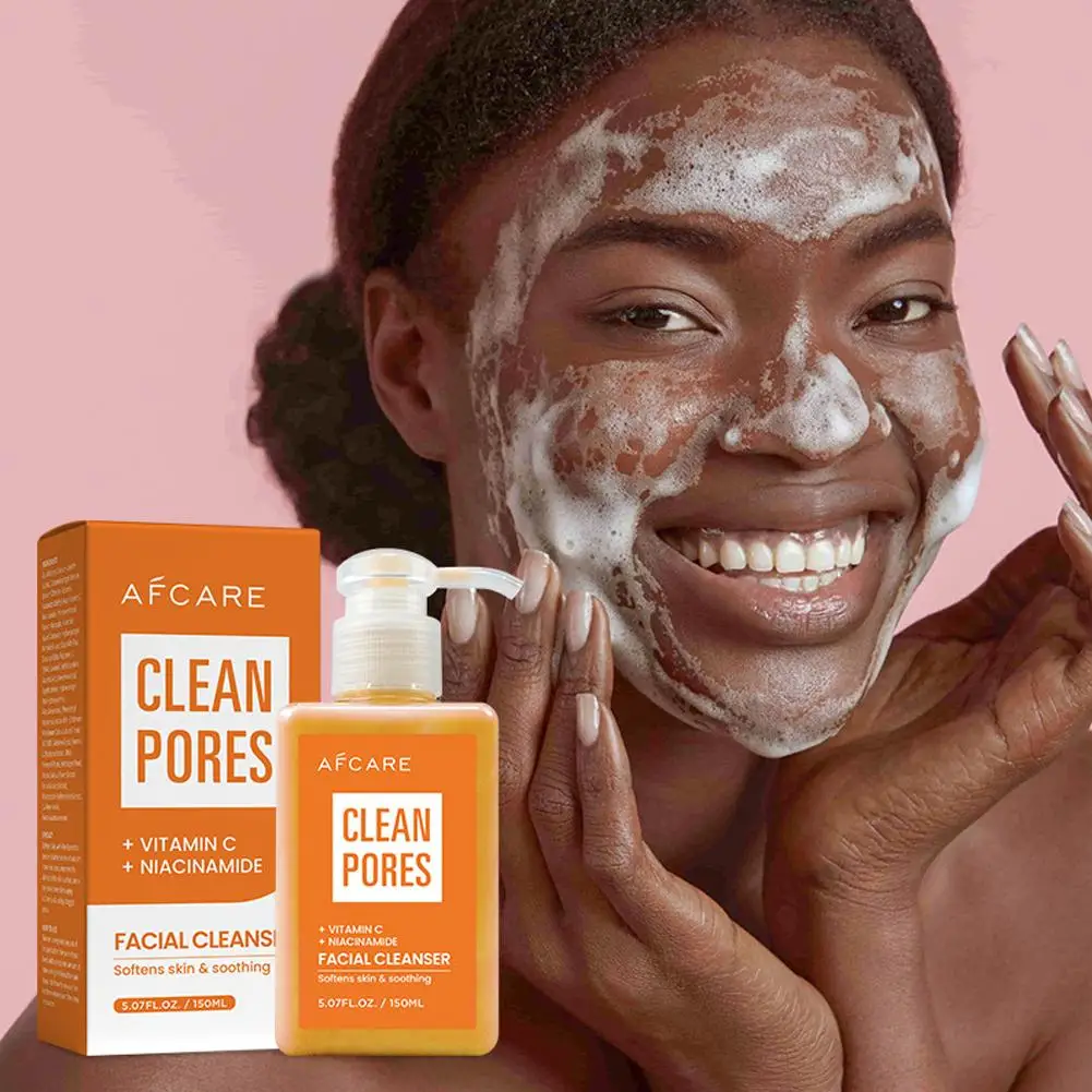 Natural VitaminC Cleanser All Face Wash 150ml Deep Cleans Dissolves Grease Brightens Skin Good With Hyaluronic Acid Skin Care
Natural VitaminC Cleanser All Face Wash 150ml Deep Cleans Dissolves Grease Brightens Skin Good With Hyaluronic Acid Skin Care