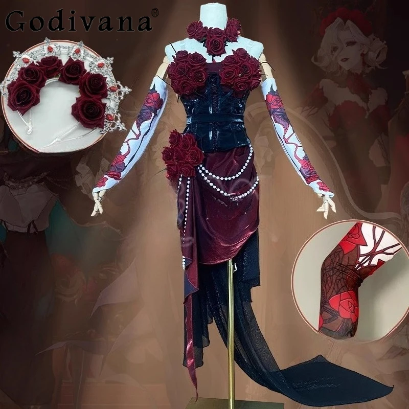 Cosplay Costume Game Cos Dress for Women Fashion Flower Red Black Halloween Full Set Female Party Role Play Dress
Cosplay Costume Game Cos Dress for Women Fashion Flower Red Black Halloween Full Set Female Party Role Play Dress