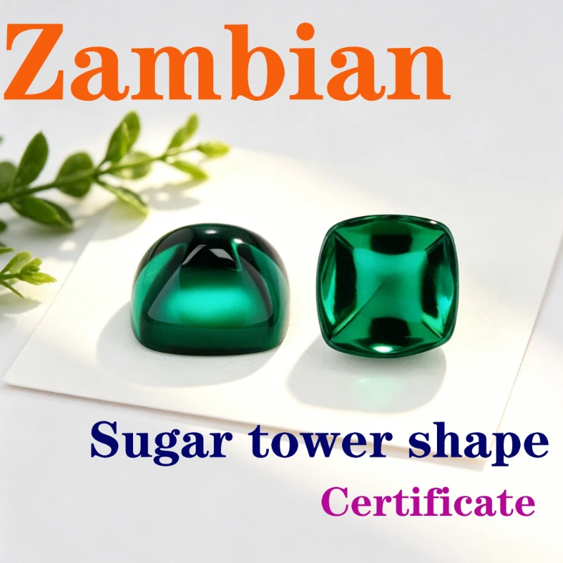 Artificial Gemstone Zambian Emerald Sugar Tower Shape Square Cushion Certtificate
Artificial Gemstone Zambian Emerald Sugar Tower Shape Square Cushion Certtificate