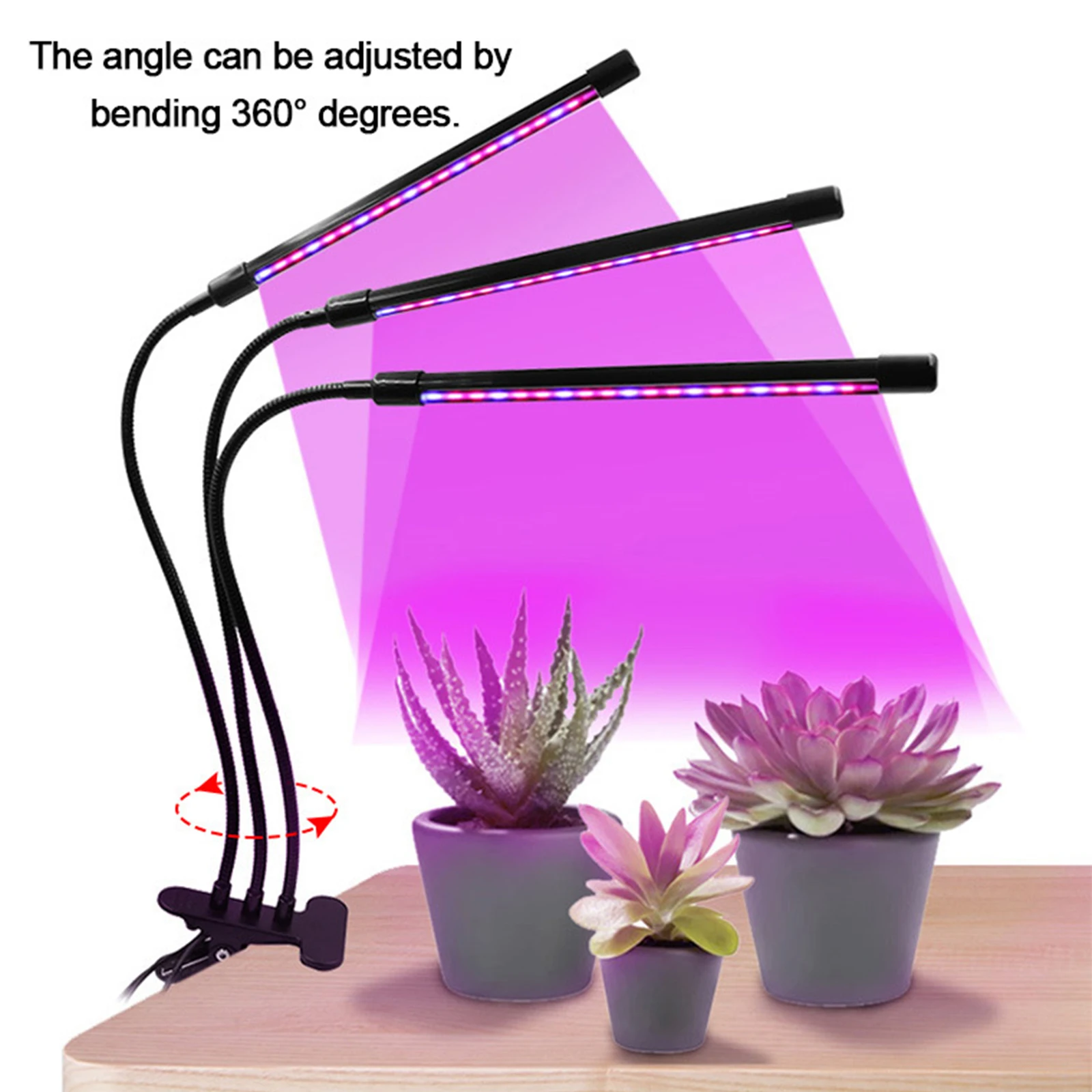 Clip-on Plant Flower Succulent Grow Light USB Full Spectrum Indoor Growing Nursery Replenishing Waterproof Light 3H/9H/12H
Clip-on Plant Flower Succulent Grow Light USB Full Spectrum Indoor Growing Nursery Replenishing Waterproof Light 3H/9H/12H