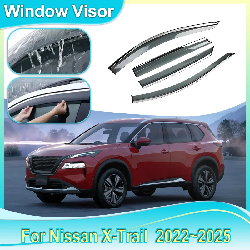 For Nissan X-Trail XTrail T33 2022 2023 2024 2025 Car Side Windows Visor Rogue Visor Guard Cover Deflector Trim Car Accessories
For Nissan X-Trail XTrail T33 2022 2023 2024 2025 Car Side Windows Visor Rogue Visor Guard Cover Deflector Trim Car Accessories