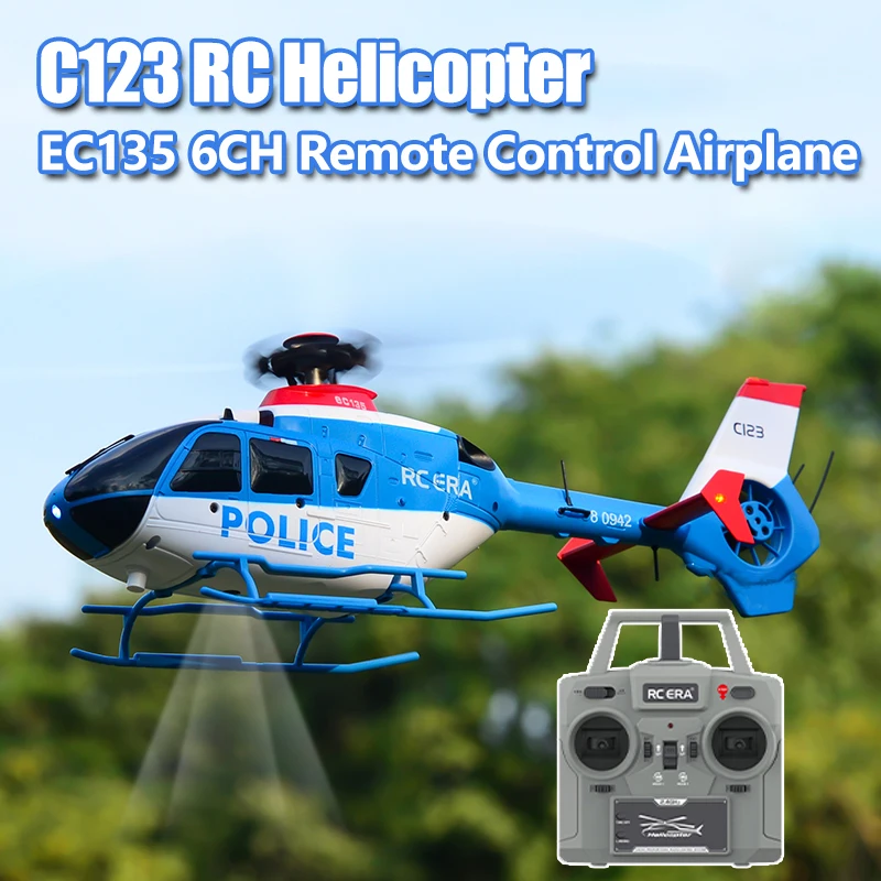 C123 6CH RC Helicopter EC135 Double Brushless Direct Drive Single Paddle Aileron Free Helicopter model 3D Optical Flow Toys
C123 6CH RC Helicopter EC135 Double Brushless Direct Drive Single Paddle Aileron Free Helicopter model 3D Optical Flow Toys