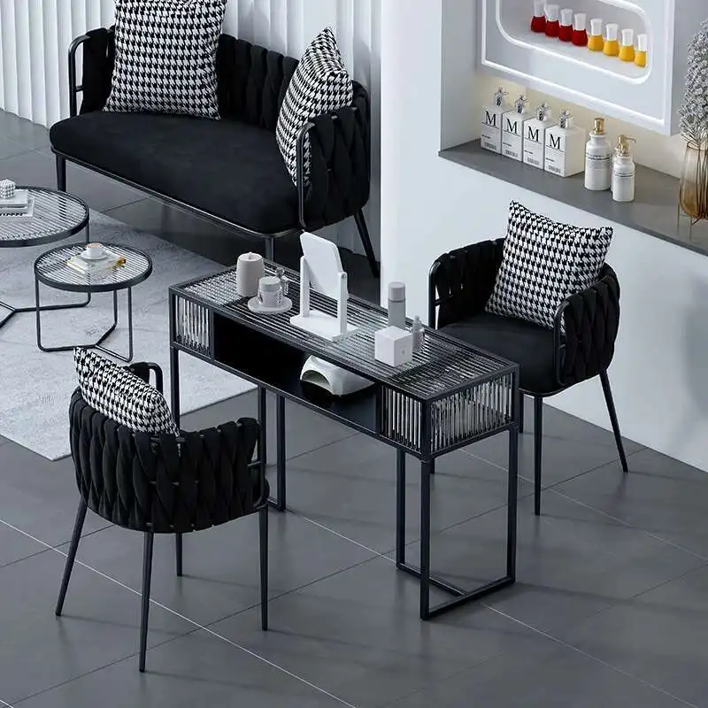 Simple Glass Nail Table Modern Transparent Minimalist Design Manicure Table Nordic Modern Mesa Manicure Furniture HD50ZJ
Simple Glass Nail Table Modern Transparent Minimalist Design Manicure Table Nordic Modern Mesa Manicure Furniture HD50ZJ