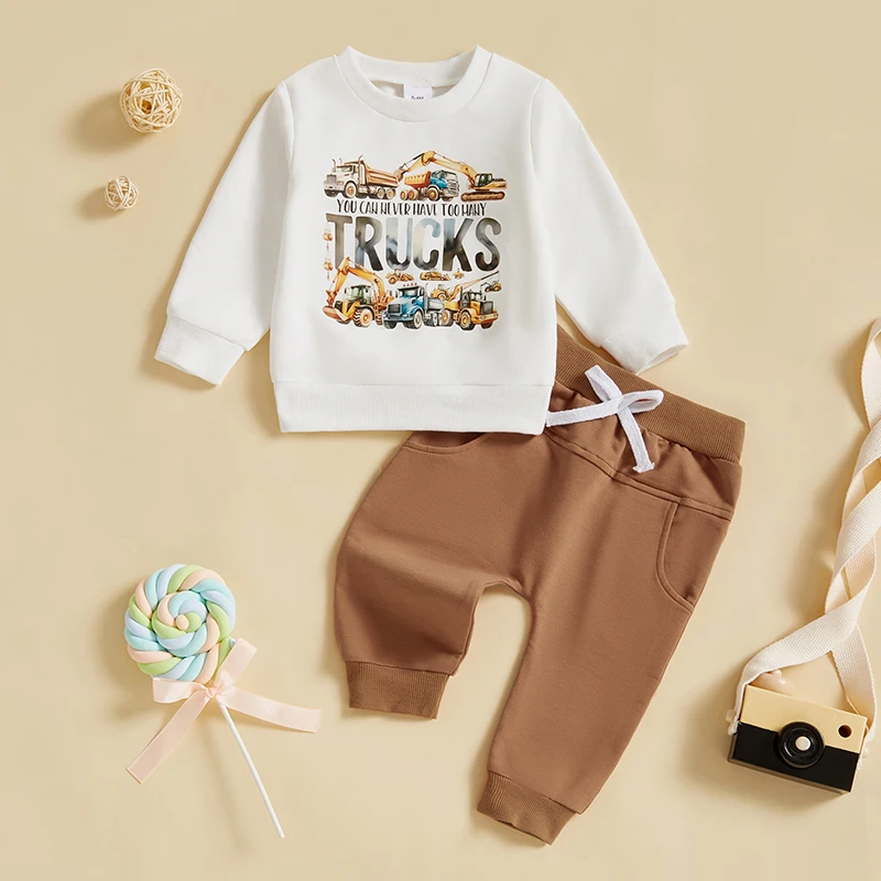2024-10-23 Lioraitiin Toddler Baby Boy Outfits Construction Truck Print Long Sleeve Sweatshirt Solid Long Pants 2Pcs Set
2024-10-23 Lioraitiin Toddler Baby Boy Outfits Construction Truck Print Long Sleeve Sweatshirt Solid Long Pants 2Pcs Set