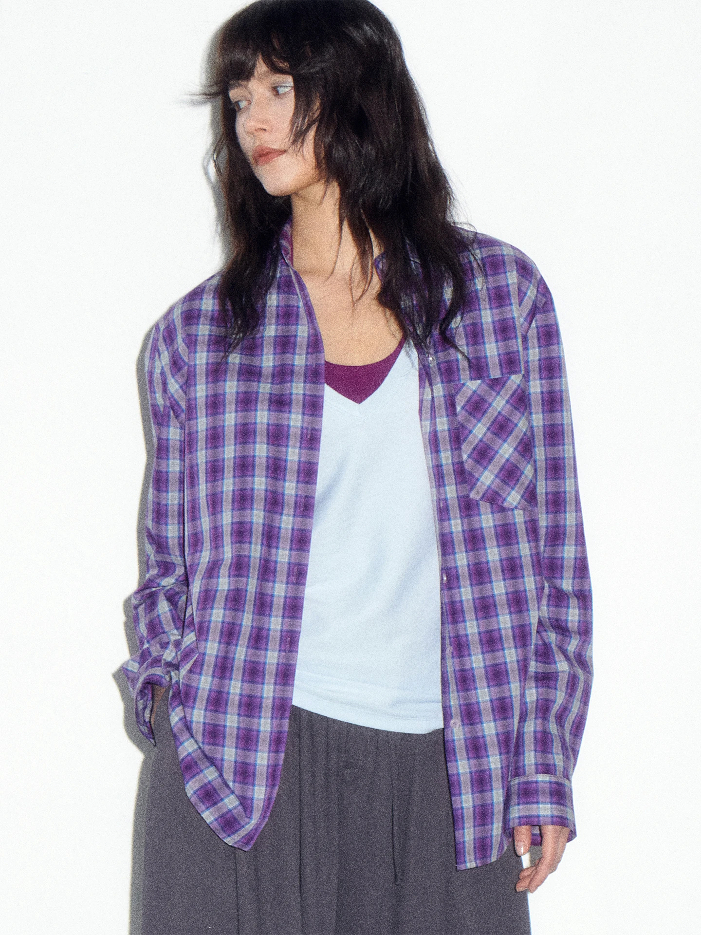 Spring Summer Plaid Long Sleeve Shirt Casual Loose Fit Cotton Short Wave Women's Comfortable Breathable Shirt
Spring Summer Plaid Long Sleeve Shirt Casual Loose Fit Cotton Short Wave Women's Comfortable Breathable Shirt