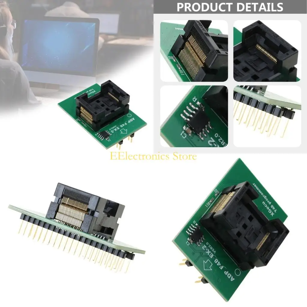 B03C Versatility ADP_F48_EX-2 TSOP48 Adapter for Electronics Repair and Data Backup
B03C Versatility ADP_F48_EX-2 TSOP48 Adapter for Electronics Repair and Data Backup