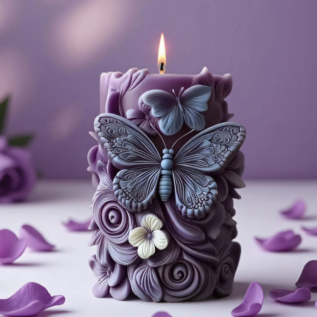 Aroma Candle Mold Making DIY Soft Creative Candle Ornament Mold Butterfly Candle Silicone Mold Easy To Make For Scented Candles
Aroma Candle Mold Making DIY Soft Creative Candle Ornament Mold Butterfly Candle Silicone Mold Easy To Make For Scented Candles