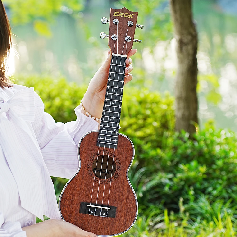EROK Ukulele for Beginners 21 Inch Hawaiian Starter Uke Guitar Ukalalee With Bag Ukulele Capo
EROK Ukulele for Beginners 21 Inch Hawaiian Starter Uke Guitar Ukalalee With Bag Ukulele Capo
