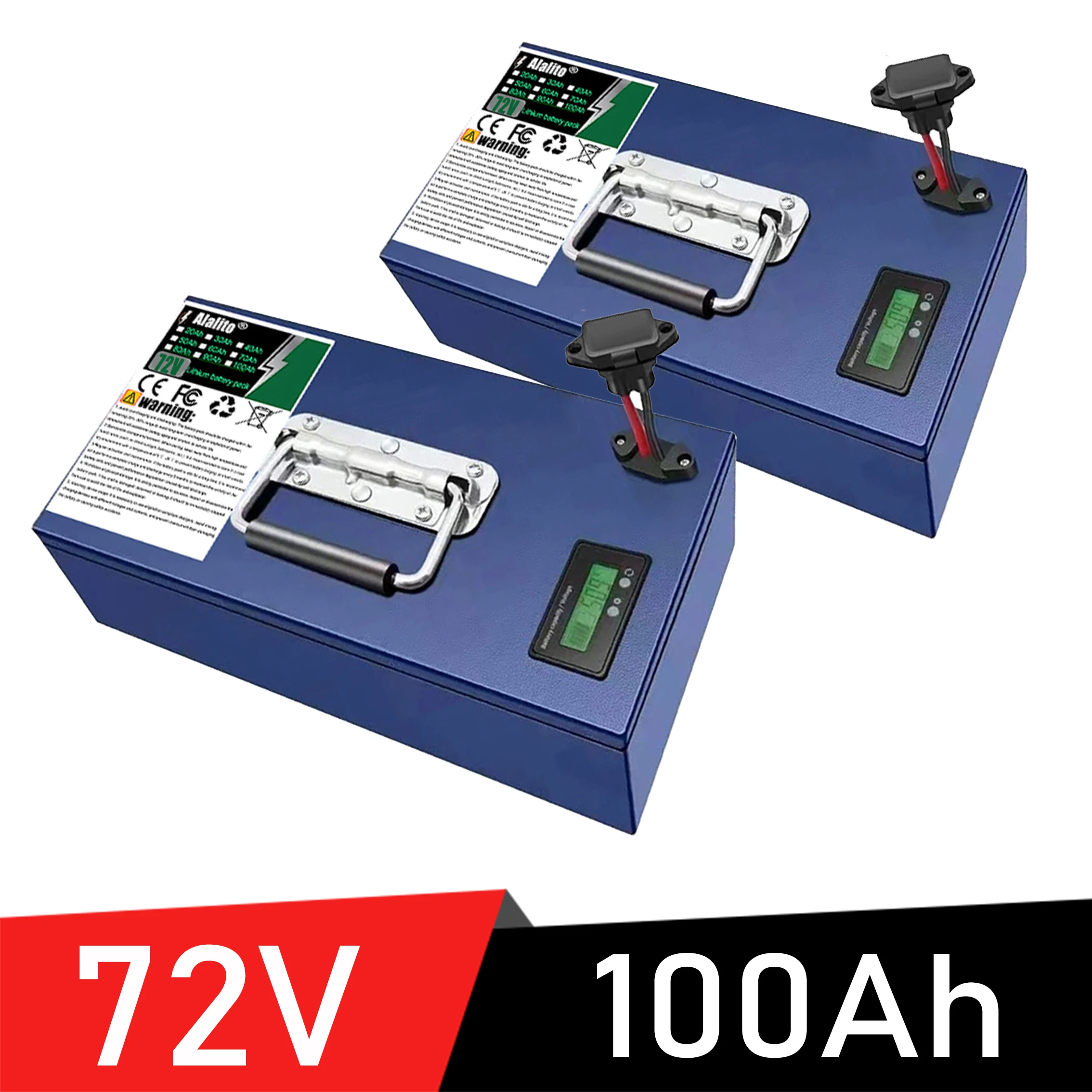 72V 100Ah, for 250-3000W motor equipment battery replacement, 18650 lithium-ion battery pack
72V 100Ah, for 250-3000W motor equipment battery replacement, 18650 lithium-ion battery pack