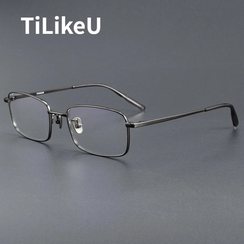 Men Glasses Pure Titanium Rectangular Eyeglasses Frames Anti Blue Light Prescription Eyeglasses Frames Vintage Square Eyewear
Men Glasses Pure Titanium Rectangular Eyeglasses Frames Anti Blue Light Prescription Eyeglasses Frames Vintage Square Eyewear