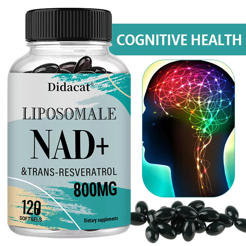 Liposomal NAD+ Supplement with Trans Resveratrol - Boost NAD+ Levels, Energy & Anti-Aging Support, Supports Cellular Energy
Liposomal NAD+ Supplement with Trans Resveratrol - Boost NAD+ Levels, Energy & Anti-Aging Support, Supports Cellular Energy