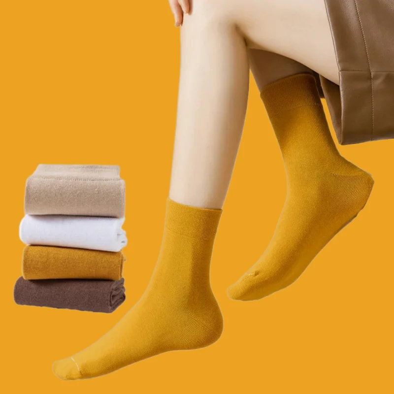 5/10 Pairs Simple Vertical Striped Cotton Middle Tube Socks Solid Color All-match High Quality New Women's Socks Mid Tube Socks
5/10 Pairs Simple Vertical Striped Cotton Middle Tube Socks Solid Color All-match High Quality New Women's Socks Mid Tube Socks