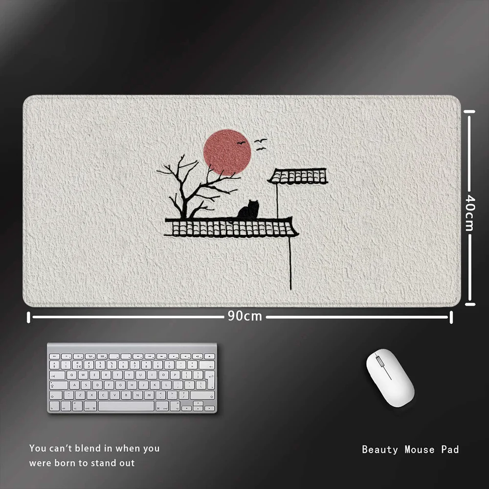 Mouse Pads Fashion Desk Pad Simple Brush Landscape Painting Gamer Cabinet New Gaming Laptop Deskmat Non-slip Mat Pc Accessories
Mouse Pads Fashion Desk Pad Simple Brush Landscape Painting Gamer Cabinet New Gaming Laptop Deskmat Non-slip Mat Pc Accessories