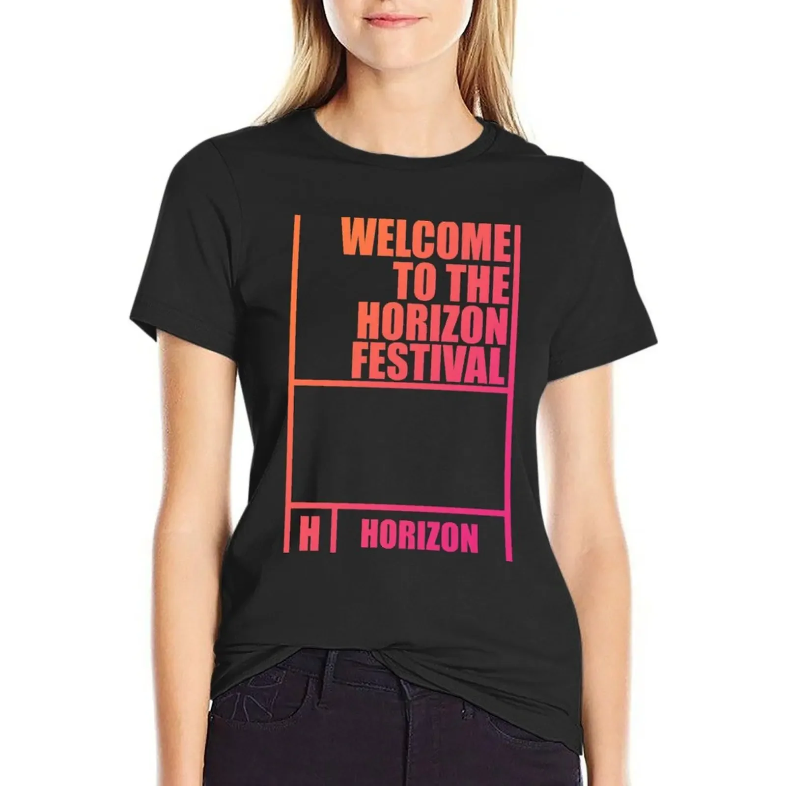 Horizon Pass Festival Цветная футболка женская одежда милая одежда блузка футболка платье для женщин графический
Horizon Pass Festival Цветная футболка женская одежда милая одежда блузка футболка платье для женщин графический