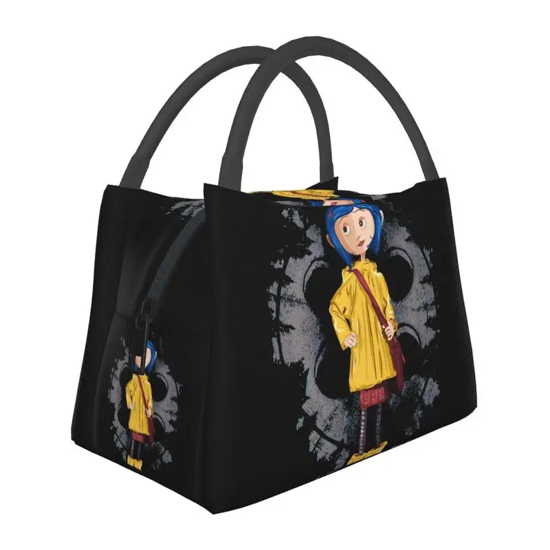 Custom Halloween Horror Movie Coraline Lunch Bags Men Women Warm Cooler Insulated Lunch Box for Office Travel
Custom Halloween Horror Movie Coraline Lunch Bags Men Women Warm Cooler Insulated Lunch Box for Office Travel
