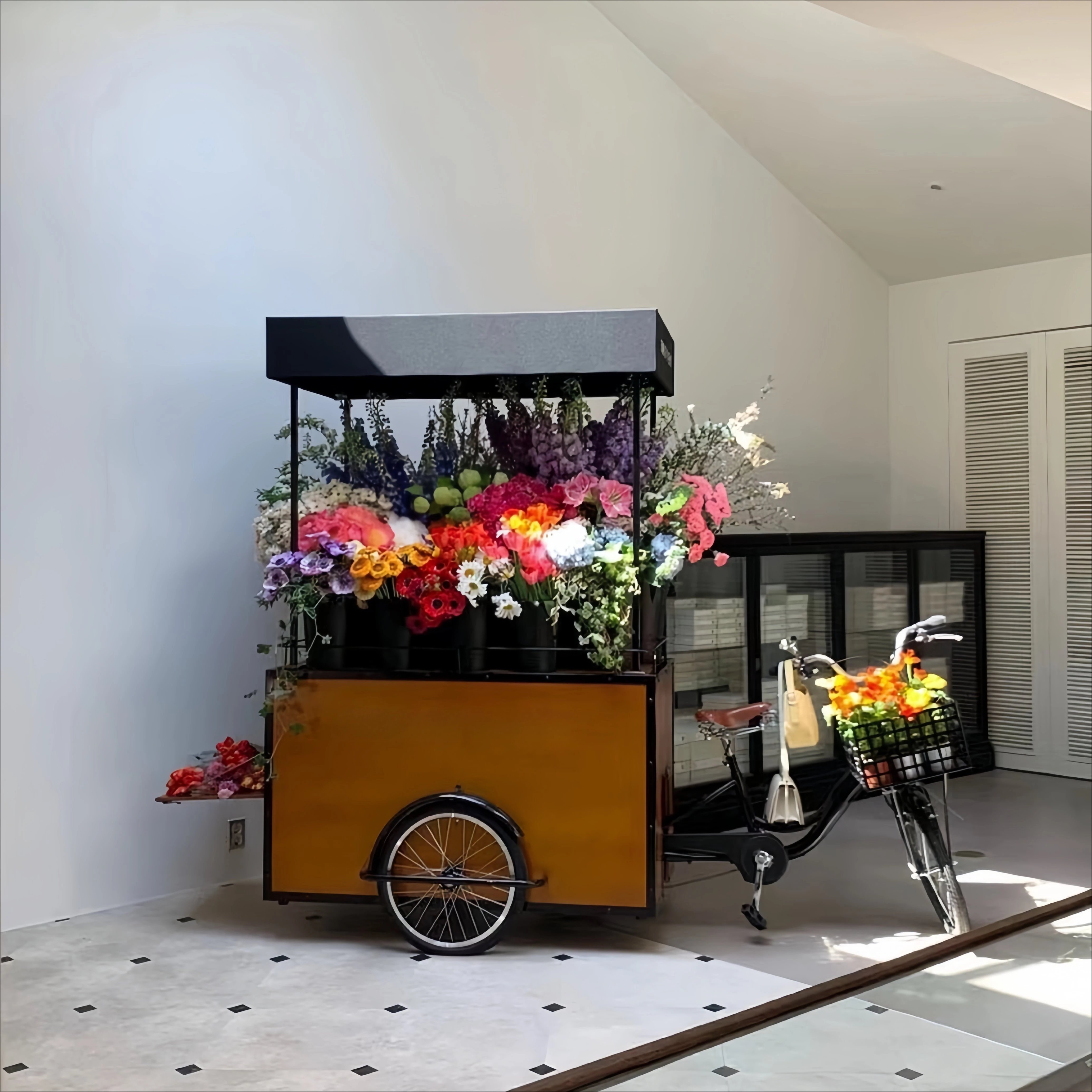 * Food Vendor Bike for Coffee Mobile Cart for Fast Food from China Supplier
* Food Vendor Bike for Coffee Mobile Cart for Fast Food from China Supplier