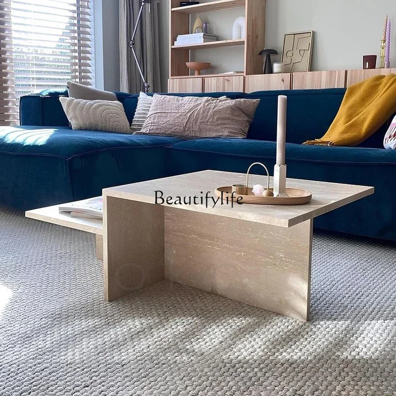 yj21 Wabi Sand wind natural rectangular cave stone coffee table living room small apartment sofa does not take up space
yj21 Wabi Sand wind natural rectangular cave stone coffee table living room small apartment sofa does not take up space