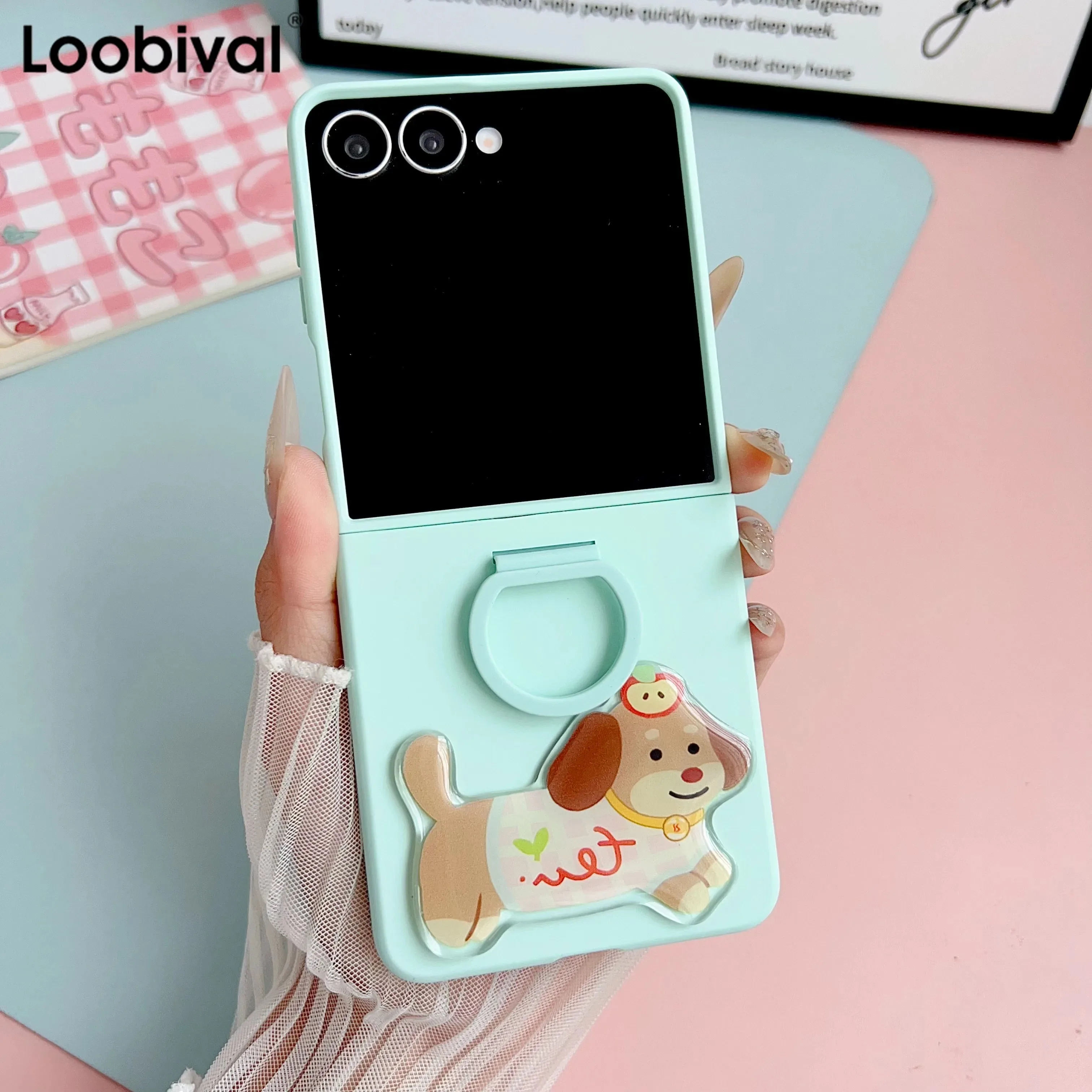 Cartoon Sausage Dog Ring Phone Case Suitable For Samsung Galaxy Z Flip5 Flip6 Flip7 Shockproof Comfortable Touch Slim Cover
Cartoon Sausage Dog Ring Phone Case Suitable For Samsung Galaxy Z Flip5 Flip6 Flip7 Shockproof Comfortable Touch Slim Cover