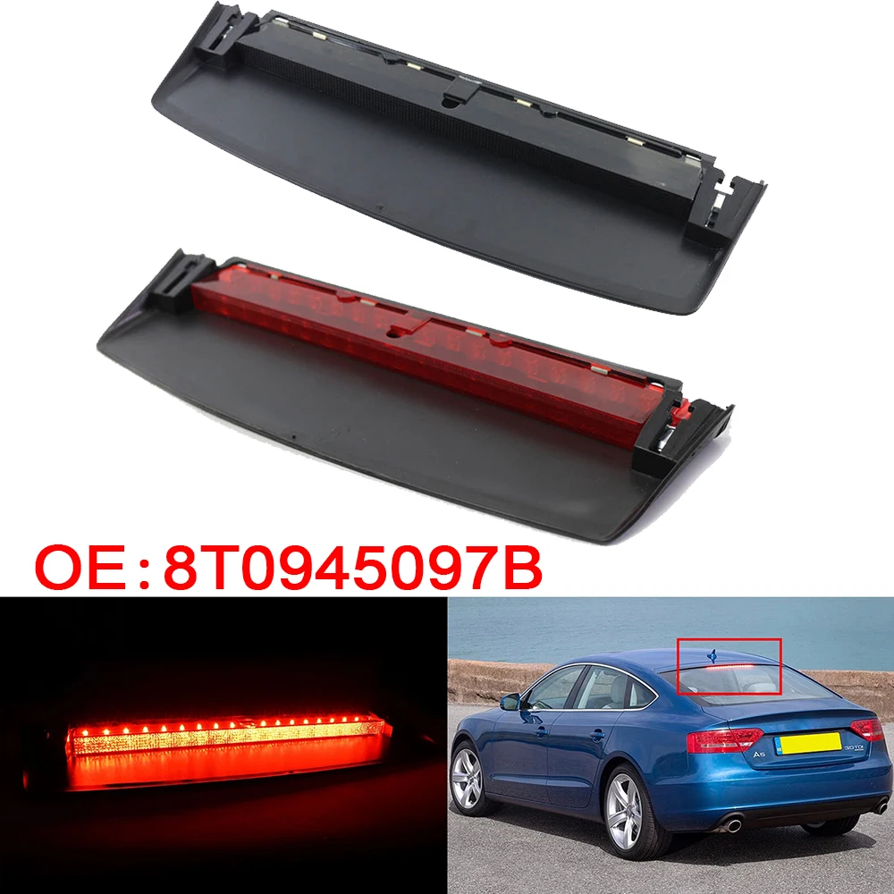 8T0945097B Черный, красный объектив, задний светодиодный 3-й третий стоп-сигнал высокого уровня для Audi A5 S5 Coupe Sport RS5 Quattro A5 S5 Sportback
8T0945097B Черный, красный объектив, задний светодиодный 3-й третий стоп-сигнал высокого уровня для Audi A5 S5 Coupe Sport RS5 Quattro A5 S5 Sportback