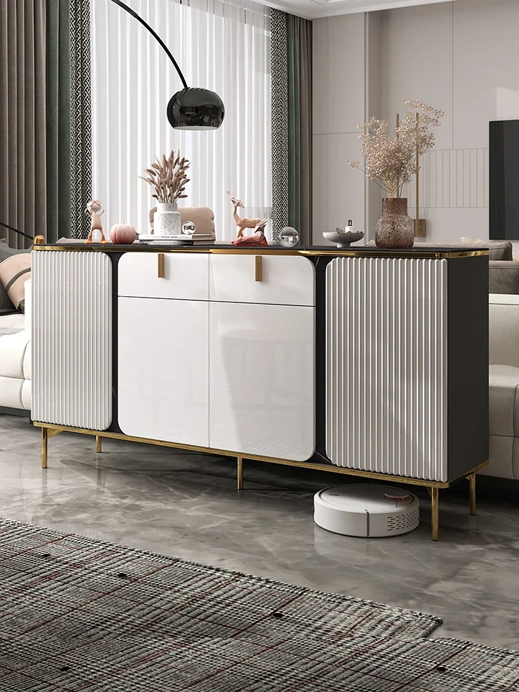 Light luxury rock slab sideboard, high-end modern simple small apartment, living room, minimalist tea cabinet
Light luxury rock slab sideboard, high-end modern simple small apartment, living room, minimalist tea cabinet