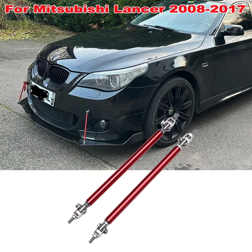 Front Bumper Splitter Support Lip Red Strut Rod Tie Bar Adjustable For Mitsubishi Lancer 2008-2017 Car Accessories
Front Bumper Splitter Support Lip Red Strut Rod Tie Bar Adjustable For Mitsubishi Lancer 2008-2017 Car Accessories