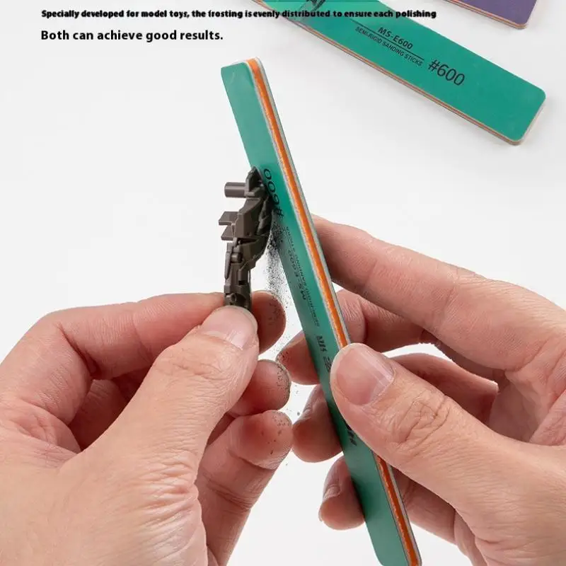 6Pcs MS-E400-1500 Semi-rigid Sanding Sticks - Plastic Model Polishing Rod (DIY Tool)
6Pcs MS-E400-1500 Semi-rigid Sanding Sticks - Plastic Model Polishing Rod (DIY Tool)