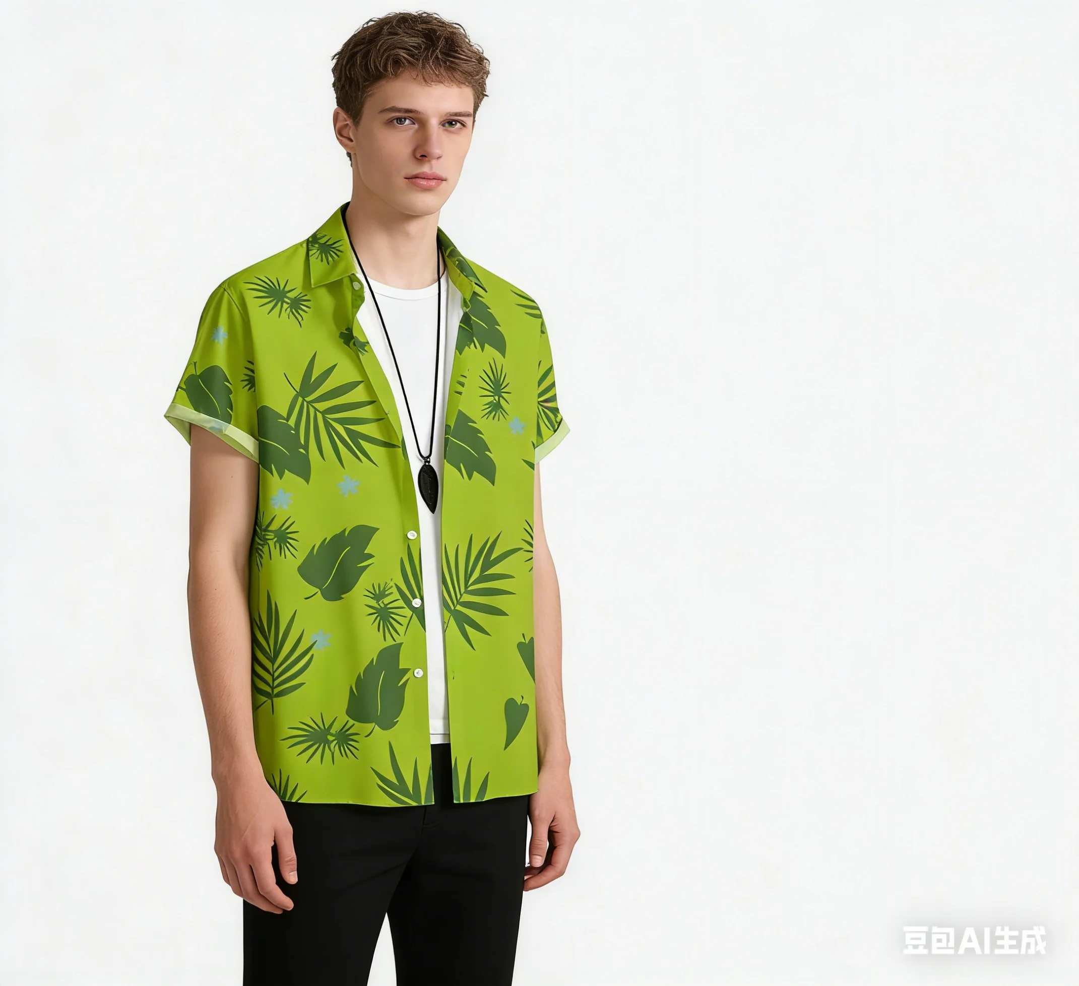 Tropical Jungle Hawaiian Men's Shirts Lime Green Leaf Graphic Breathable Lightweight Vacation Shirt Men Clothing
Tropical Jungle Hawaiian Men's Shirts Lime Green Leaf Graphic Breathable Lightweight Vacation Shirt Men Clothing