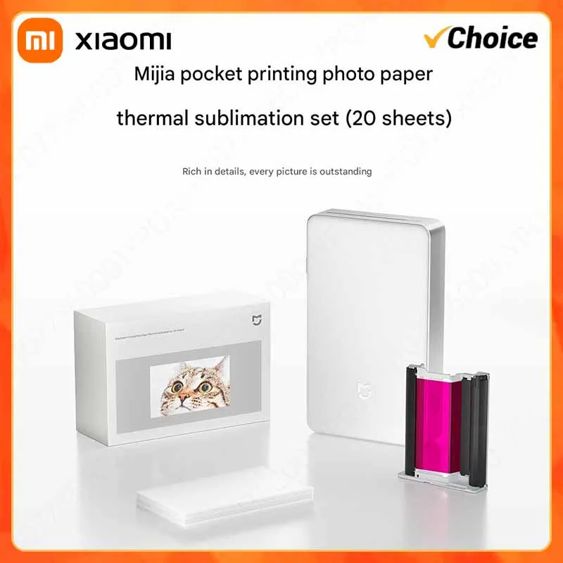 Оригинальный карманный фотобумага Xiaomi Mijia для печати, набор термосублимации для карманного принтера Mijia Pro, мгновенная палочка, фотобумага
Оригинальный карманный фотобумага Xiaomi Mijia для печати, набор термосублимации для карманного принтера Mijia Pro, мгновенная палочка, фотобумага
