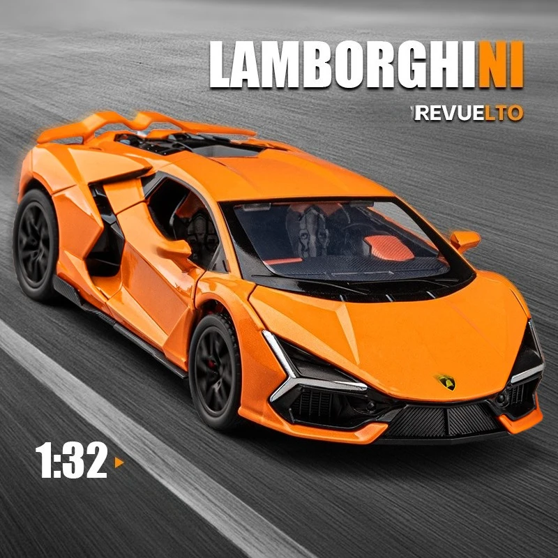 1:32 Lamborghini Revuelto Alloy Diecast Model Car Sound Light Children Toys Collection Hobbies Gifts With Boys Kids Present
1:32 Lamborghini Revuelto Alloy Diecast Model Car Sound Light Children Toys Collection Hobbies Gifts With Boys Kids Present
