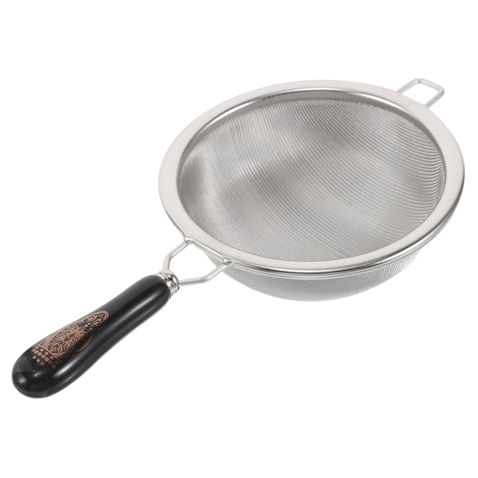 Tea Leak Filter Kitchen Strainer Small Black Alloy Sieve Fine Mesh Stainless Steel
Tea Leak Filter Kitchen Strainer Small Black Alloy Sieve Fine Mesh Stainless Steel