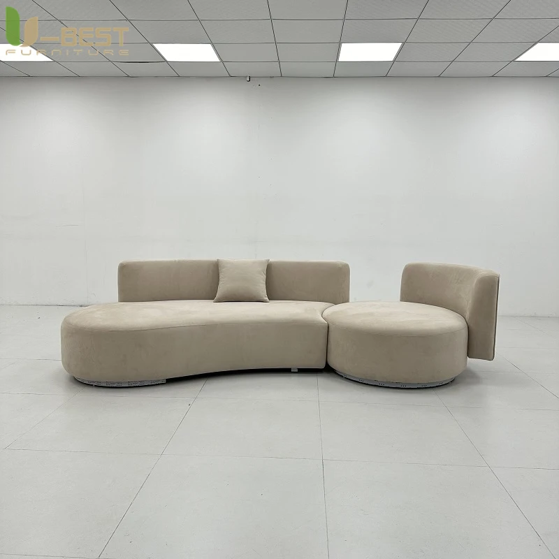 U-best Luxury Curved Sectional Sofa French Hotel Couch for Business Club Lounge Executive Waiting Room & Residential
U-best Luxury Curved Sectional Sofa French Hotel Couch for Business Club Lounge Executive Waiting Room & Residential