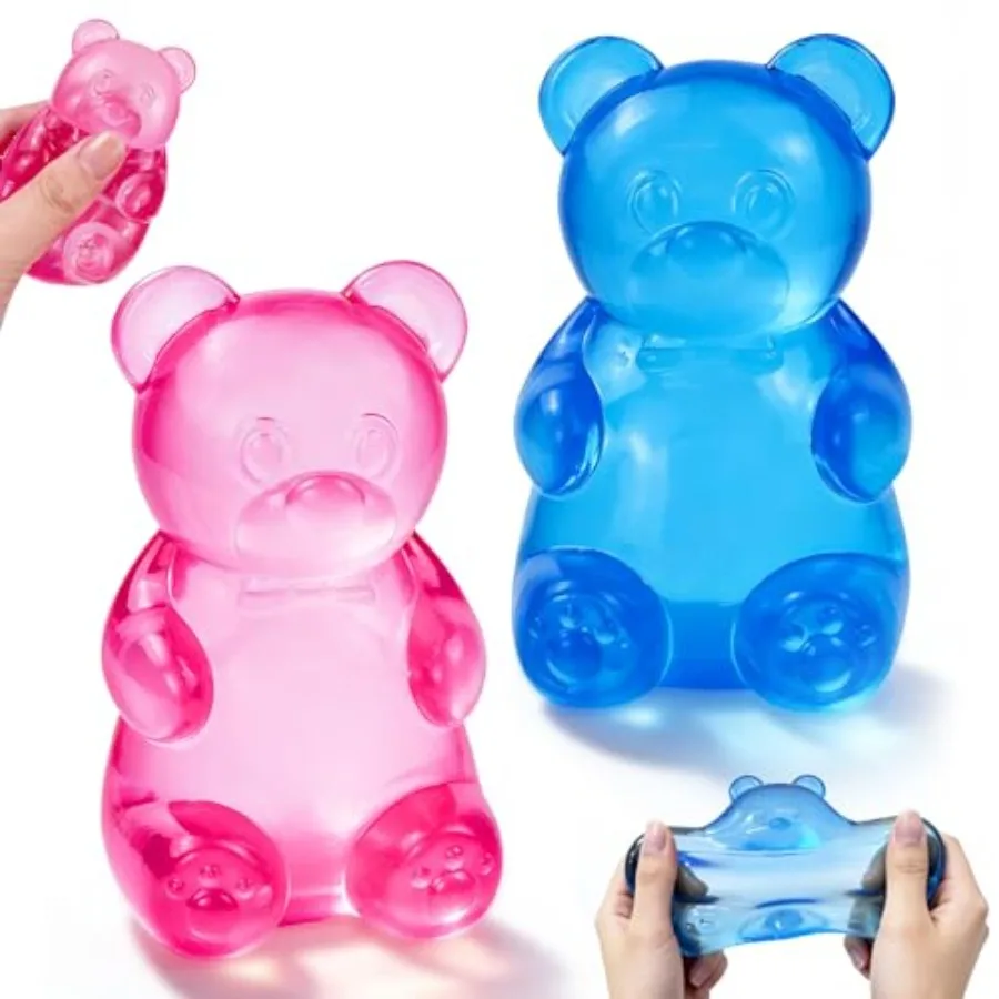2Pcs Gummy Bear Squishy, Stress Bear Taba Squishy Toys, Color Maltose Filled Squishy Stress Balls Relief Squeeze Toys, Sensory
2Pcs Gummy Bear Squishy, Stress Bear Taba Squishy Toys, Color Maltose Filled Squishy Stress Balls Relief Squeeze Toys, Sensory