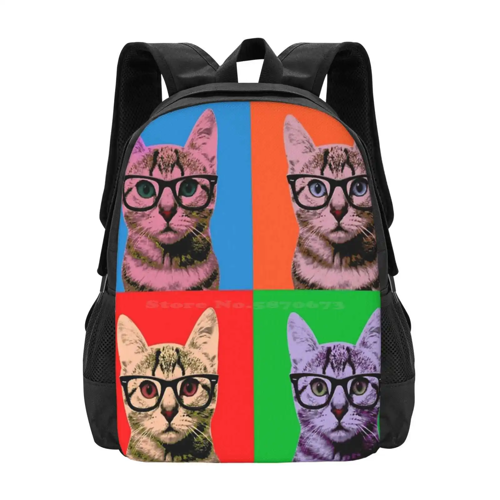 Warhol Geek Cat в 4-х цветах, школьные сумки, дорожный рюкзак для ноутбука с Warhol Cool Pop Art Cat Art Colors Con Gato Con Warhol
Warhol Geek Cat в 4-х цветах, школьные сумки, дорожный рюкзак для ноутбука с Warhol Cool Pop Art Cat Art Colors Con Gato Con Warhol