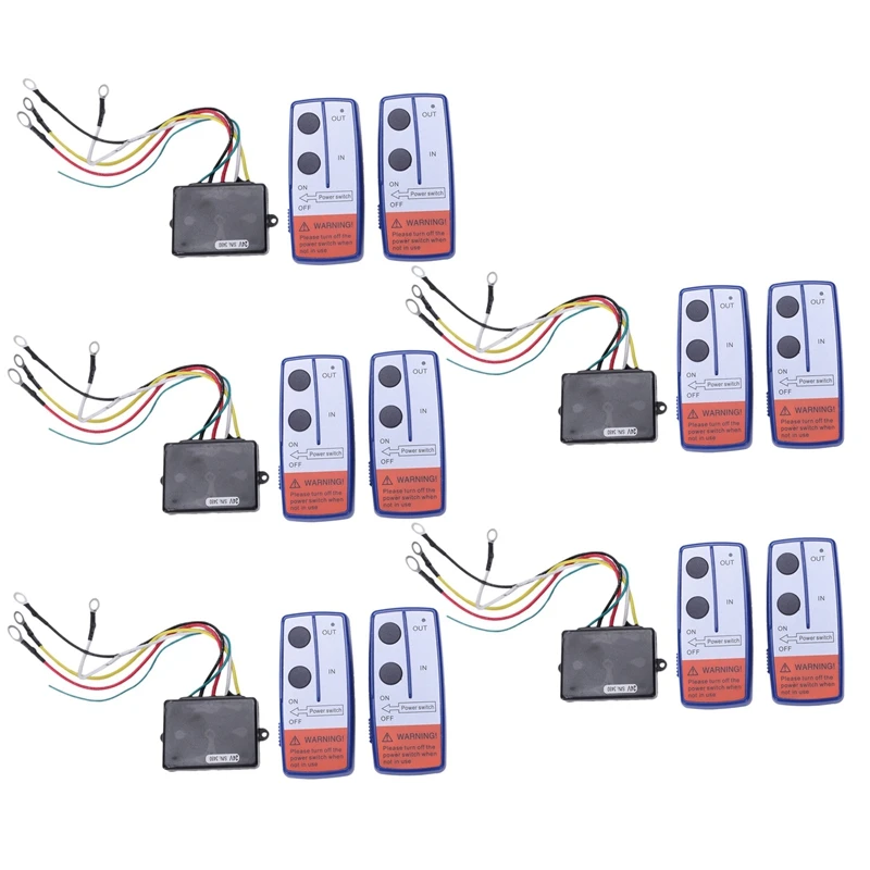 5X Recovery Wireless Winch Remote Control Twin Handset Atv Truck 24V 24 Volt
5X Recovery Wireless Winch Remote Control Twin Handset Atv Truck 24V 24 Volt