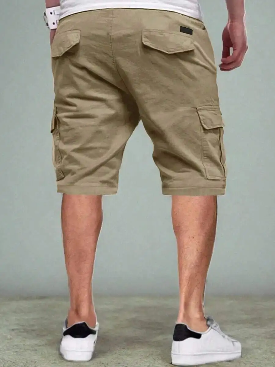Mens Casual Cargo Shorts With Drawstring Waist And Multiple Pockets
Mens Casual Cargo Shorts With Drawstring Waist And Multiple Pockets