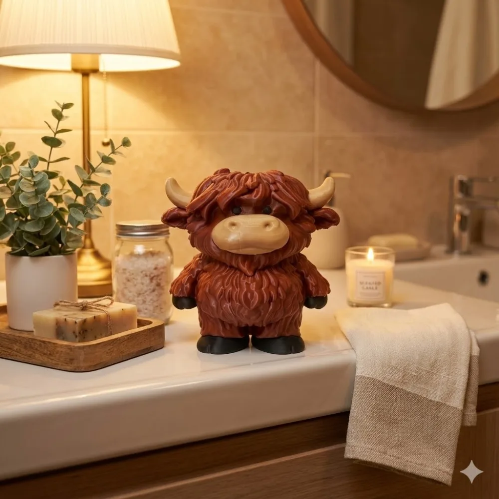 Highland Cow-Shaped Soap Dispenser Base/Holder, Hand Sanitizer Bottle Base, Cute Animal-Shaped Press-Type Soap Dispenser Tray
Highland Cow-Shaped Soap Dispenser Base/Holder, Hand Sanitizer Bottle Base, Cute Animal-Shaped Press-Type Soap Dispenser Tray
