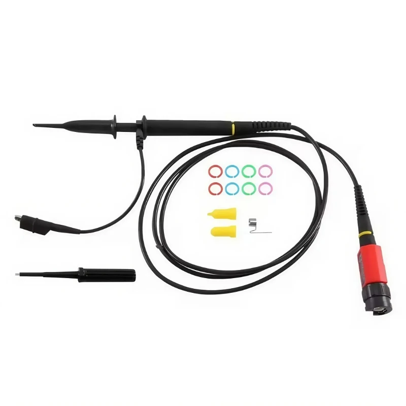 P6100 High Voltage Oscilloscope Probe 100:1 2KV 100MHz 100X Safety BNC Connector for Oscilloscope Adjustable attenuation P4100
P6100 High Voltage Oscilloscope Probe 100:1 2KV 100MHz 100X Safety BNC Connector for Oscilloscope Adjustable attenuation P4100